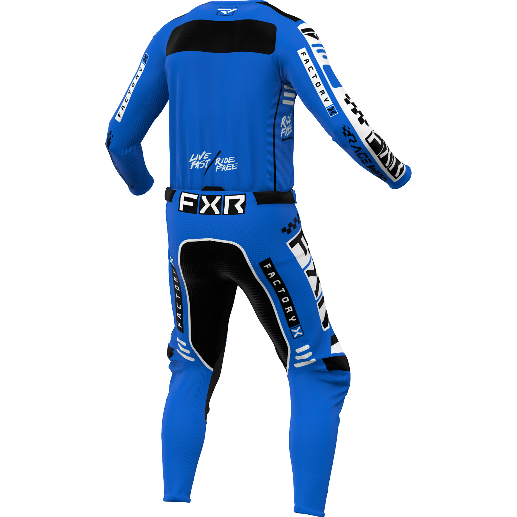 FXR Podium Gladiator 2024 MX Kit Combo Blue/Black