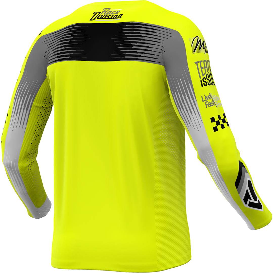 FXR Podium Gladiator MX Jersey 2026 HiVis/Black/Grey