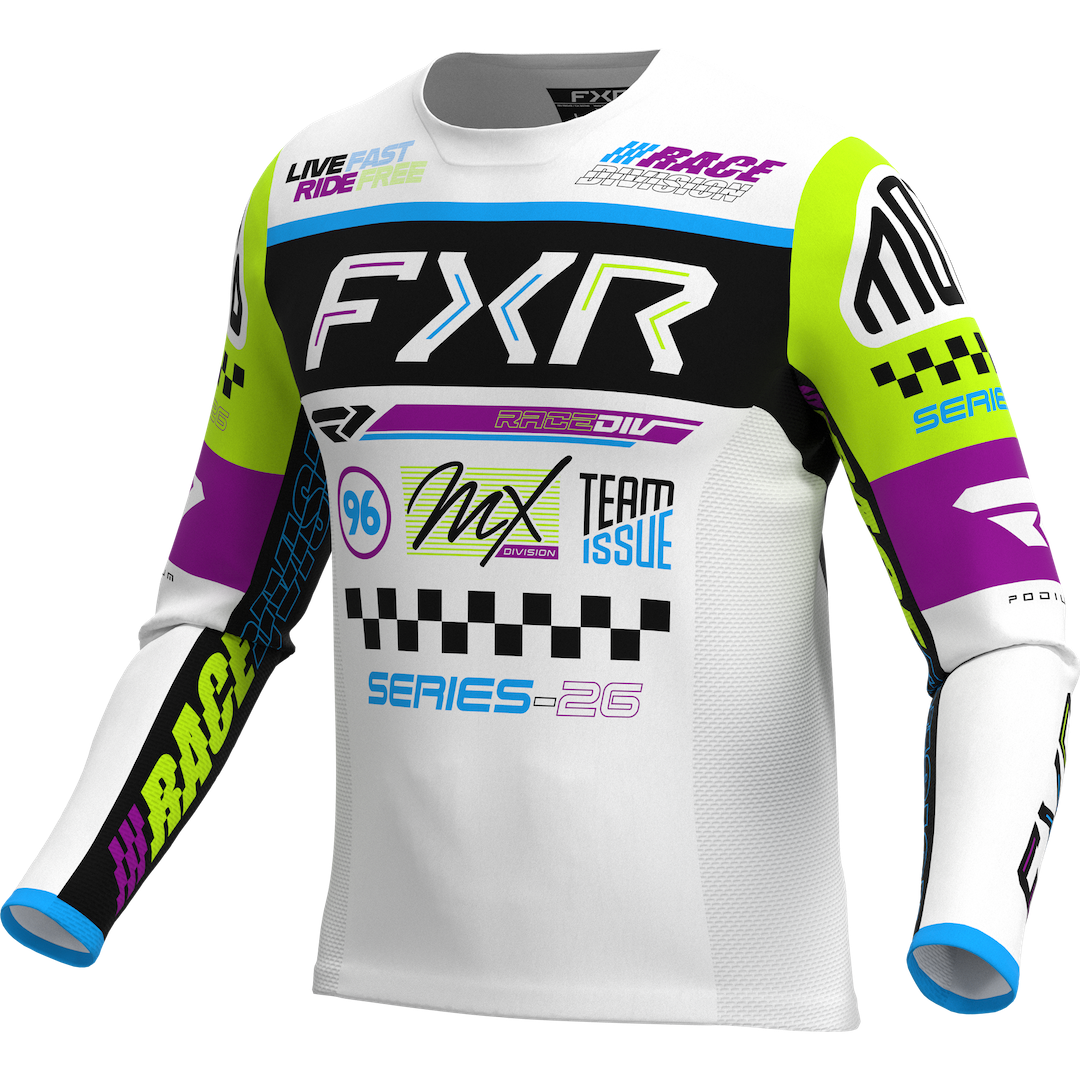 FXR Podium Gladiator 2026.5 MX Kit Combo White/Black/HiVIs
