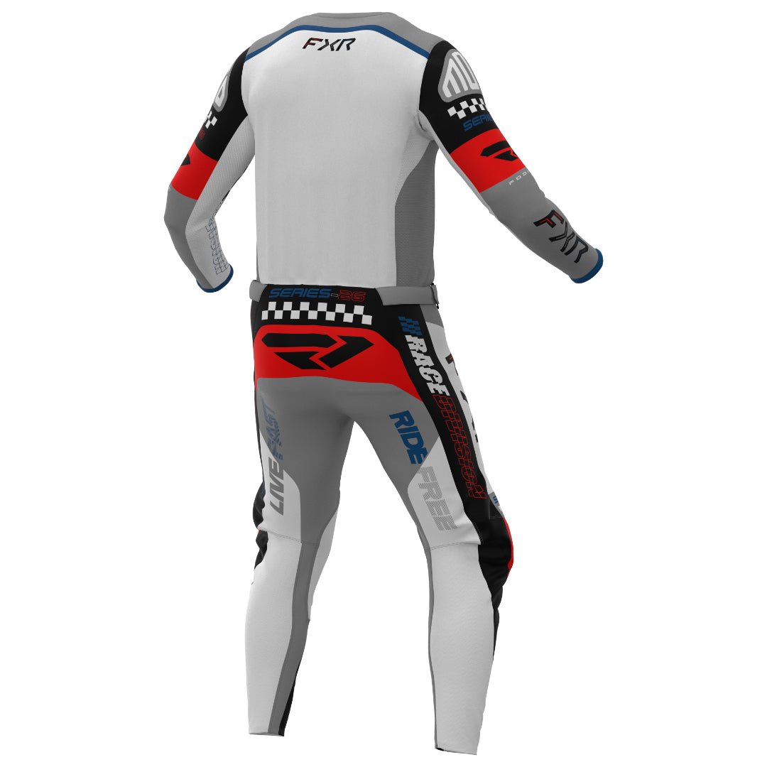 FXR YOUTH Podium Gladiator 2026.5 MX Kit Combo Grey/White/Black