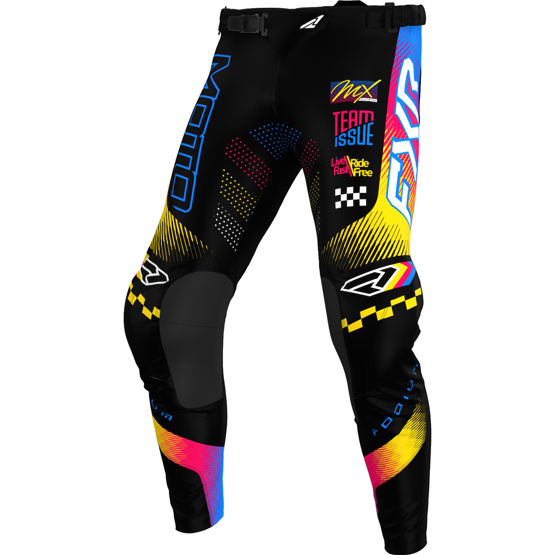 FXR Podium Gladiator MX Pant 2026 Black/Blue/Razz