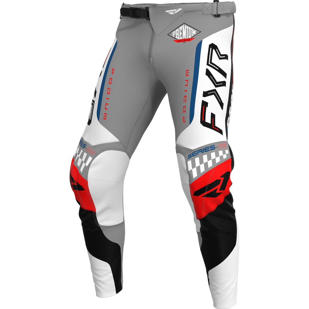 FXR YOUTH Podium Gladiator MX Pant 2026.5 Grey/White/Black