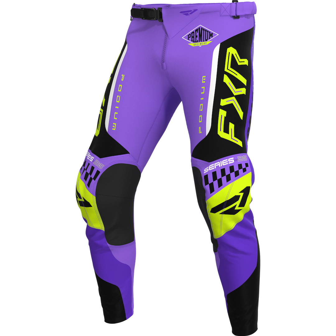 FXR YOUTH Podium Gladiator MX Pant 2026.5 Purple/Black/HiVis