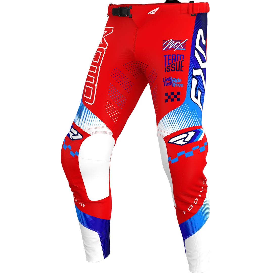 FXR Podium Gladiator MX Pant 2026 Red/Blue/White