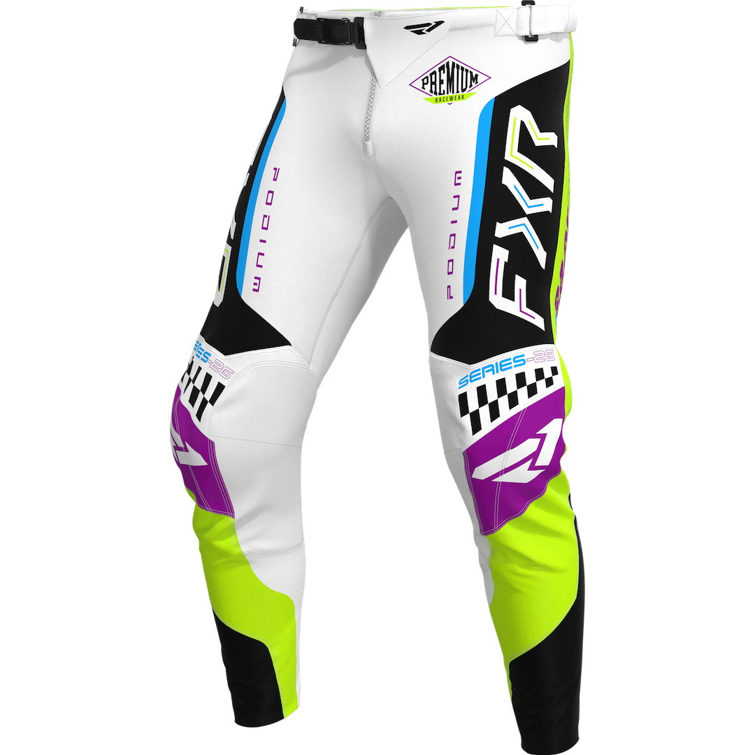 FXR Podium Gladiator 2026.5 MX Kit Combo White/Black/HiVIs