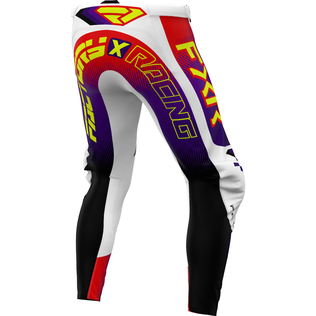 FXR Podium Gladiator MX Pant 2026 White/Purple/Red