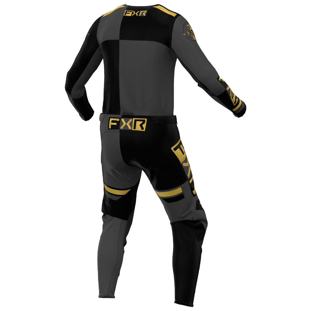 FXR Podium Pro Battalion 2024.5 MX Kit Combo Black/Charcoal/Gold