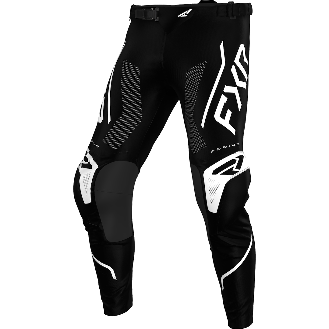 FXR YOUTH Podium Relay MX Pant 2026 Black/White