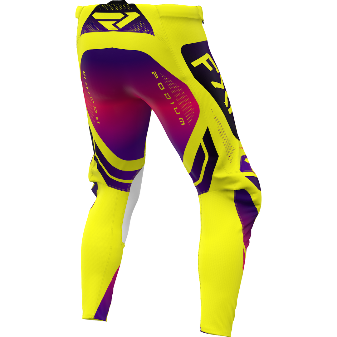 FXR Podium Relay MX Pant 2026 Yellow/Razz/Black