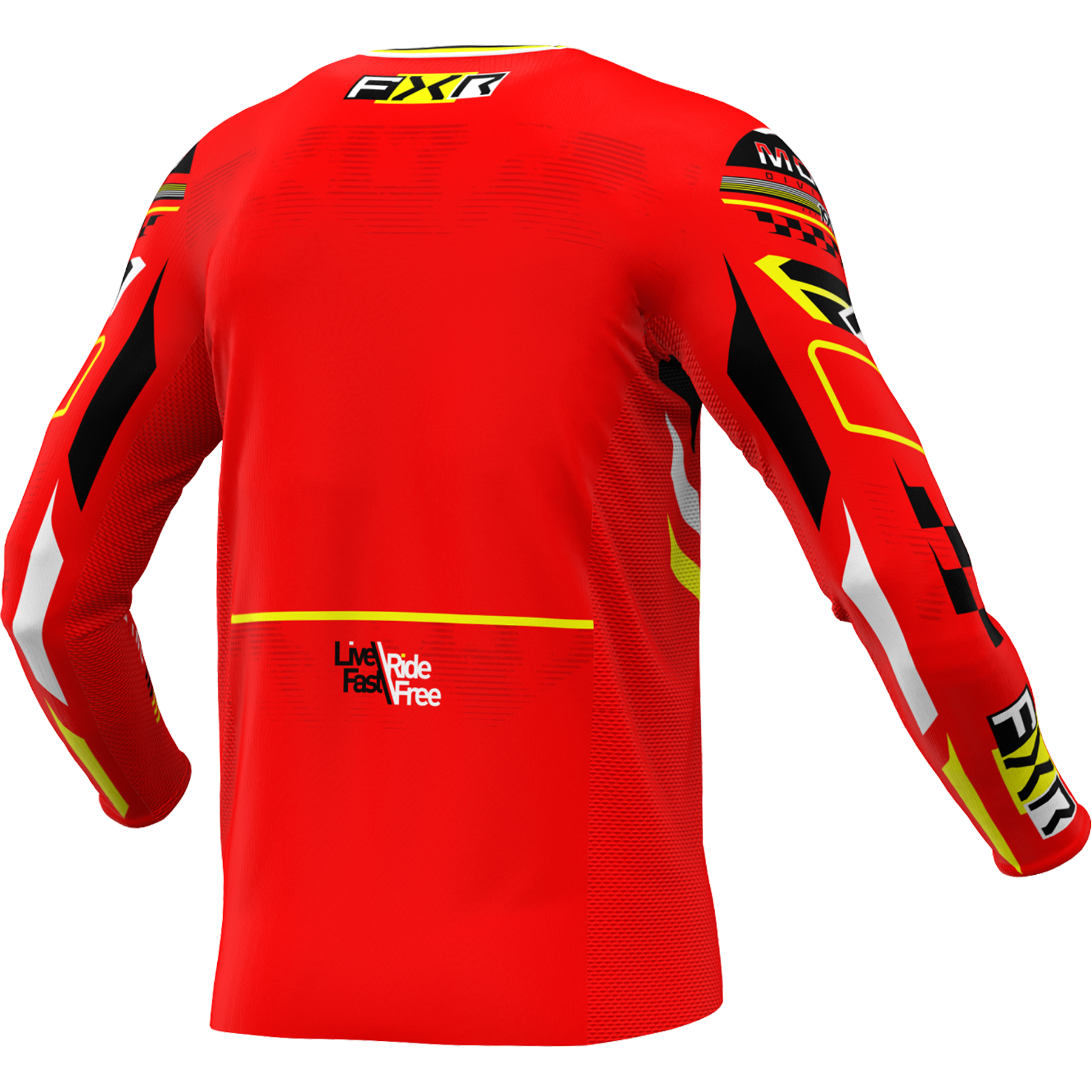 FXR Podium Gladiator MX Jersey 2025.5 Red/Black/Yellow