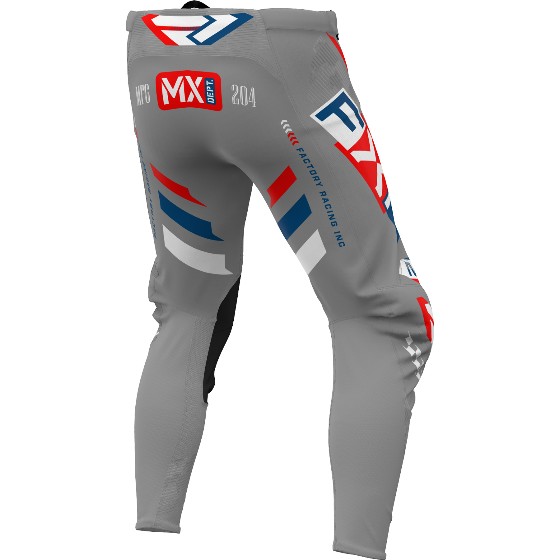 FXR Podium Gladiator MX Pant 2025.5 Grey/White/Red