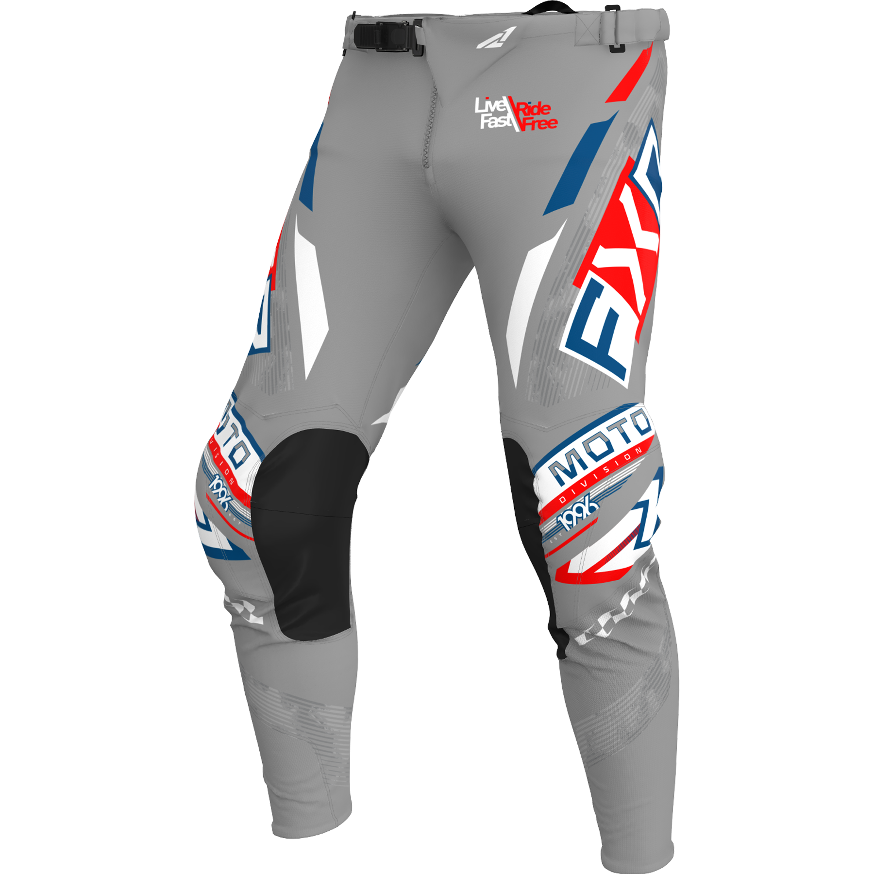 FXR Podium Gladiator MX Pant 2025.5 Grey/White/Red