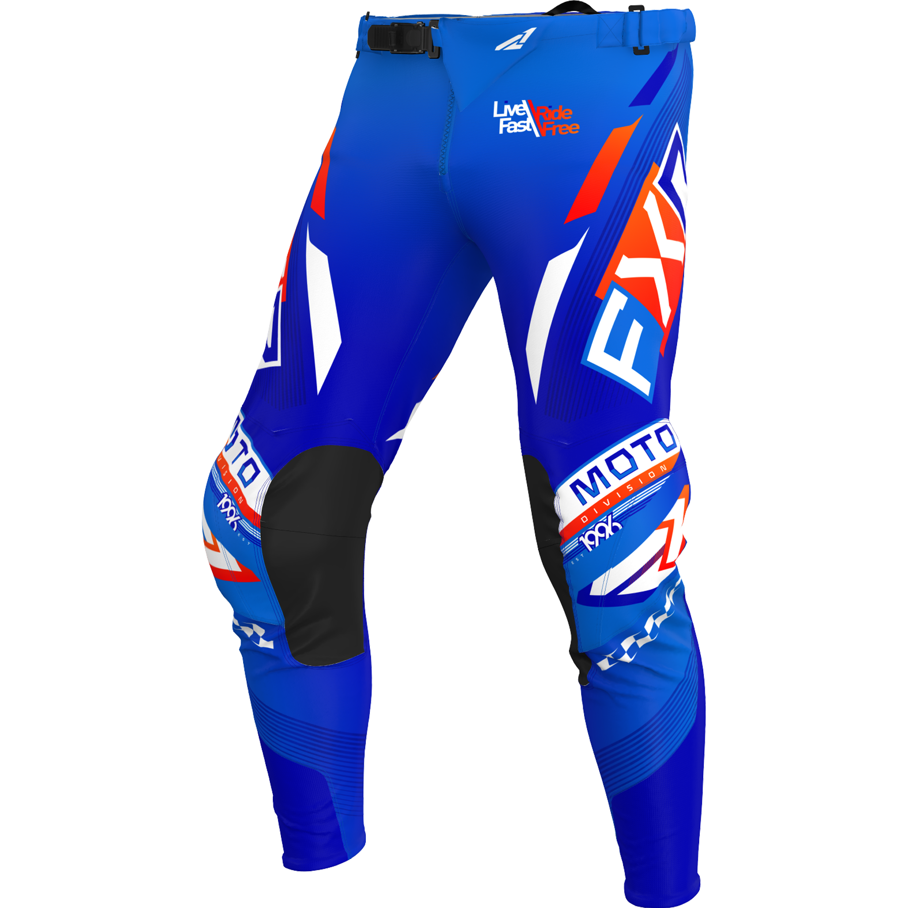 FXR Podium Gladiator MX Pant 2025.5 Blue/White/Nuke Red