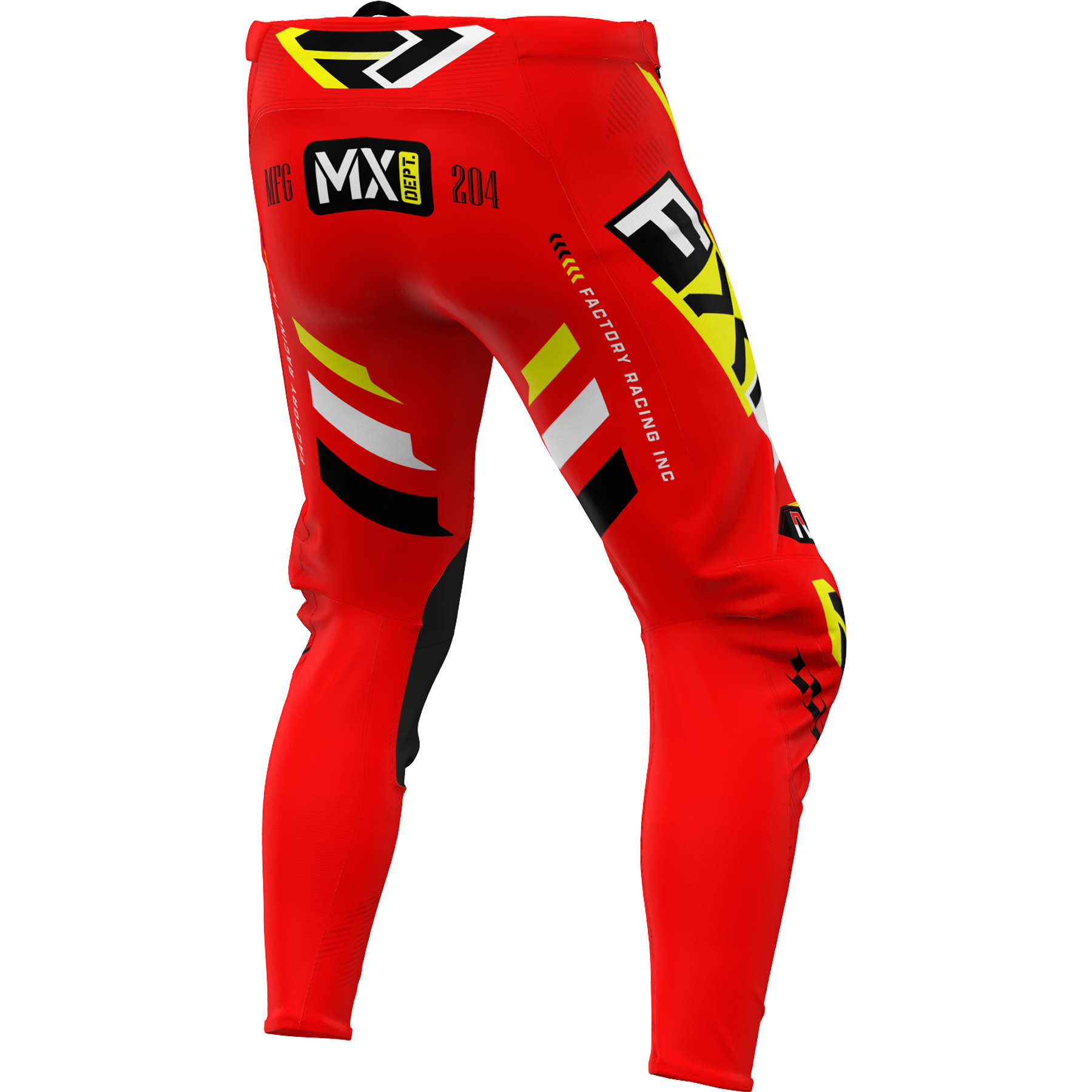 FXR Podium Gladiator MX Pant 2025.5 Red/Black/Yellow