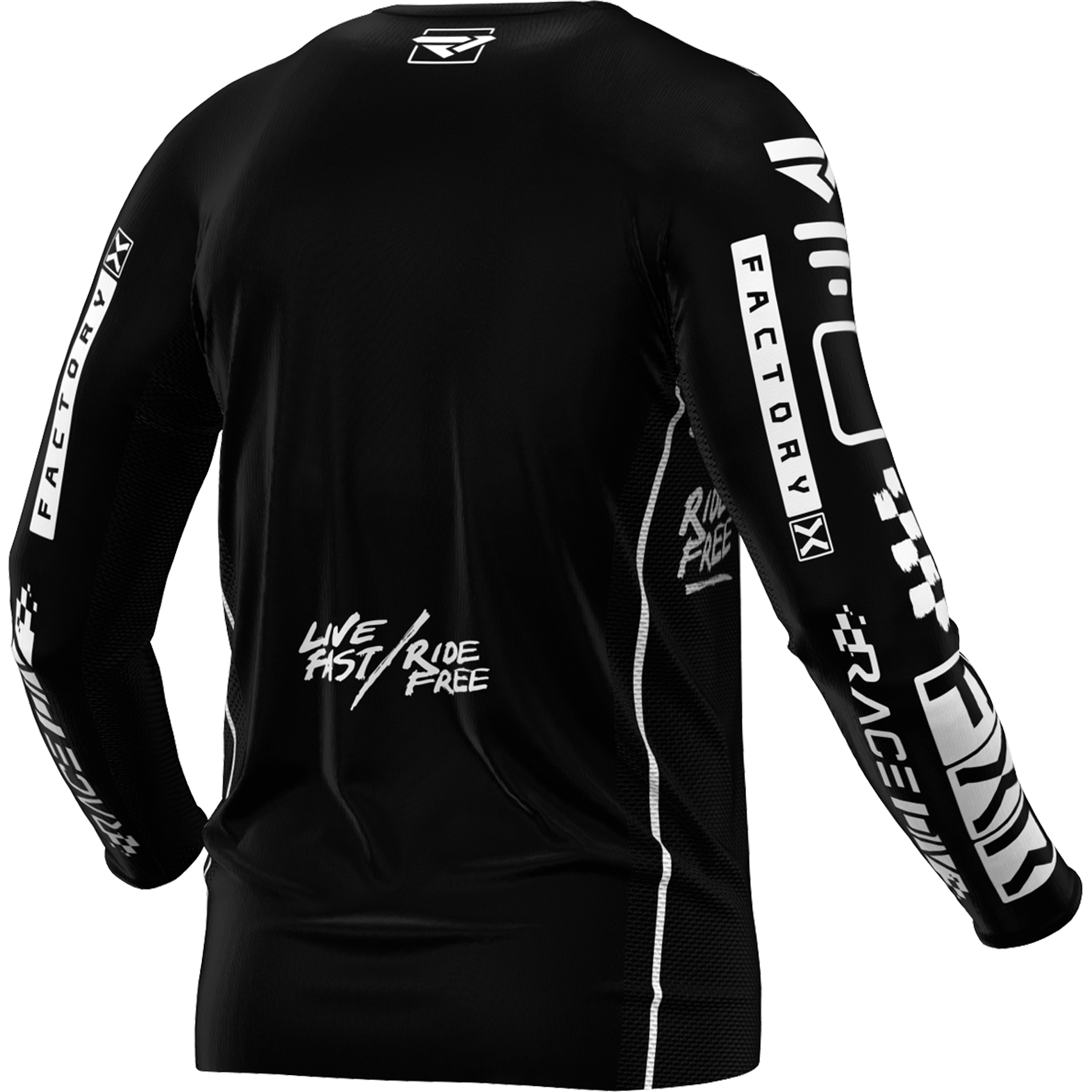 FXR YOUTH Podium MX Jersey 2024 Black/White