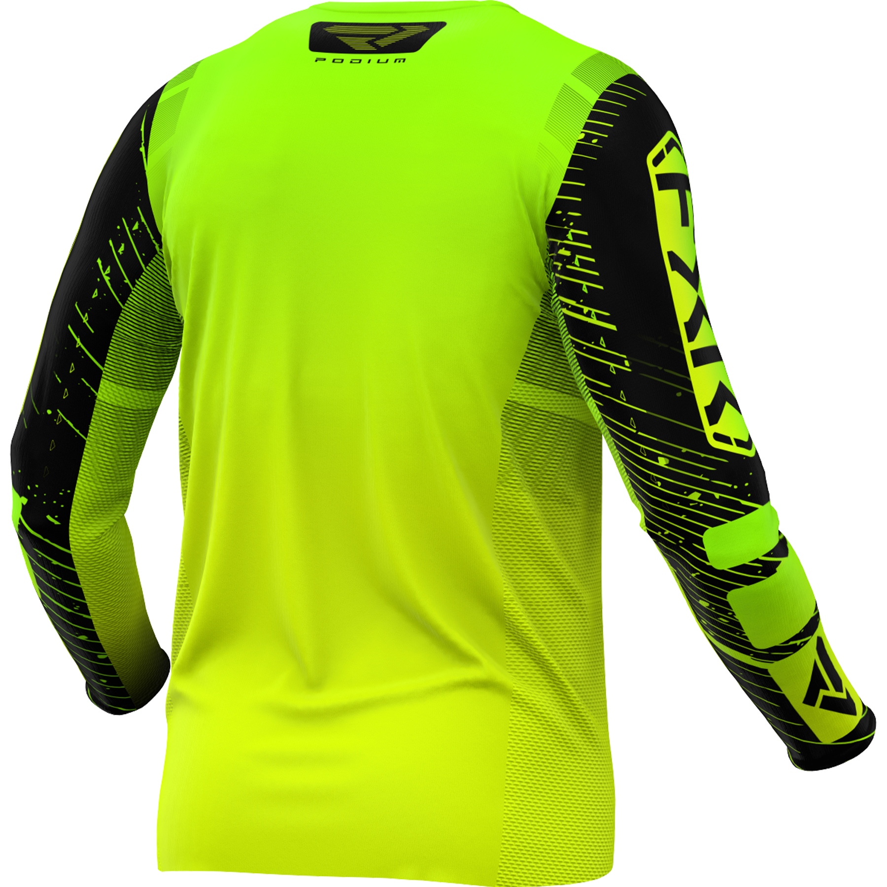 FXR Podium MX Jersey 2025 HiVis/Lime/Black