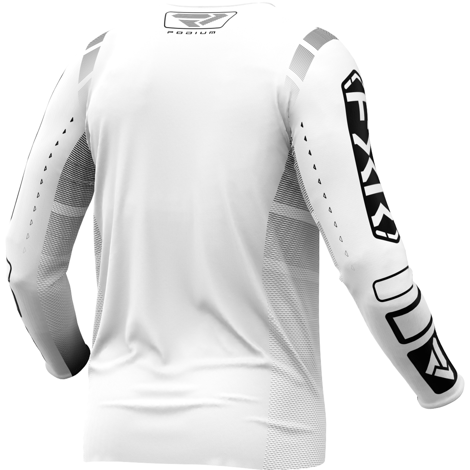 FXR Podium MX Jersey 2025 White/Black