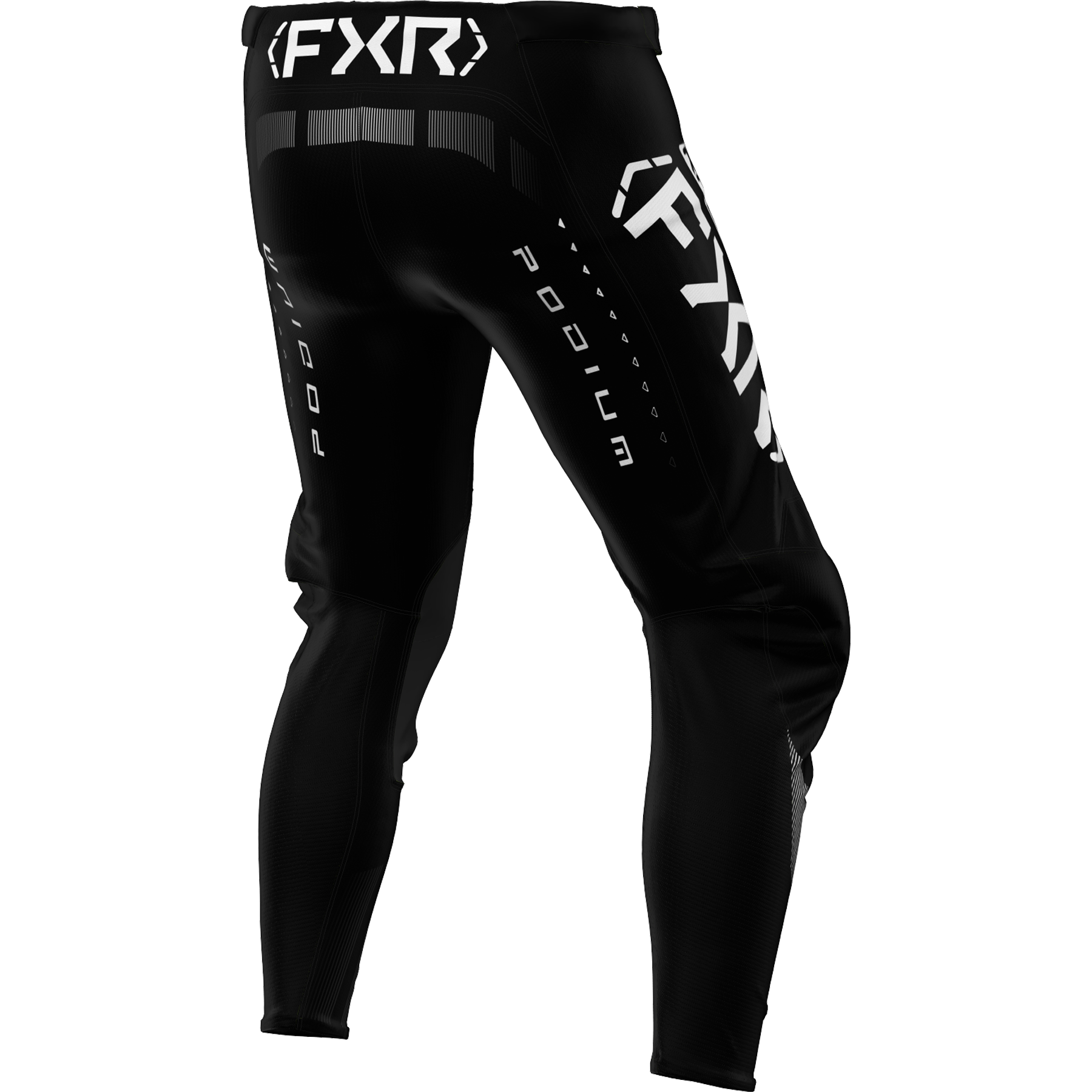 FXR Podium 2025 MX Kit Combo Black/White
