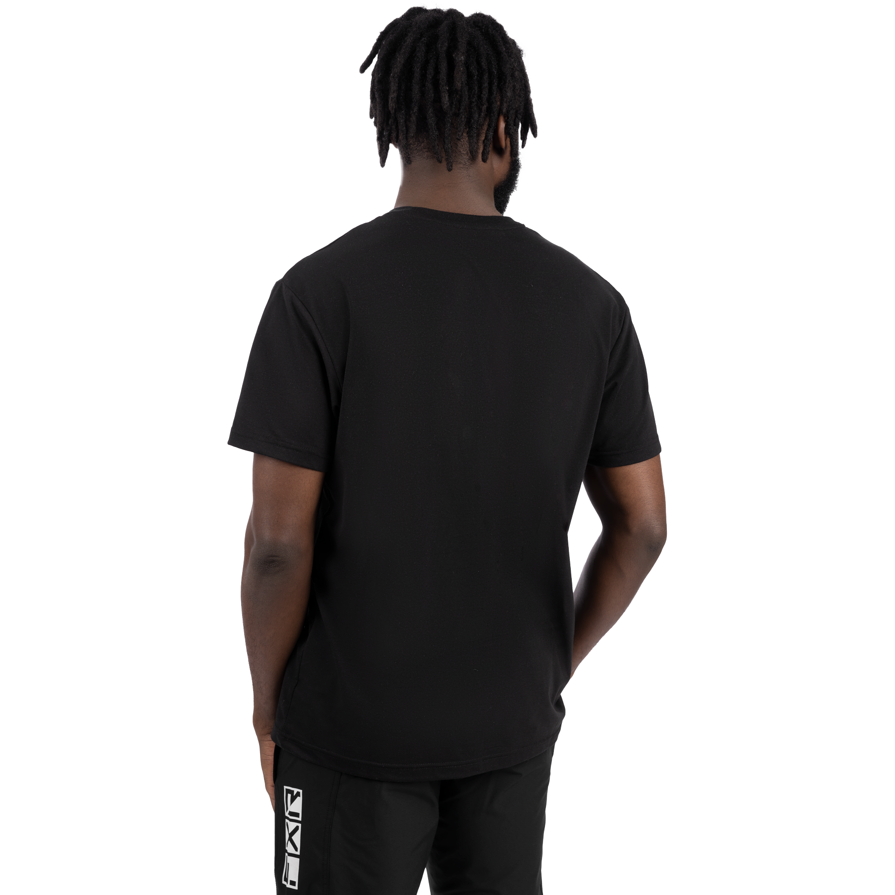 FXR M Podium Premium Tee Black/Blue Crush