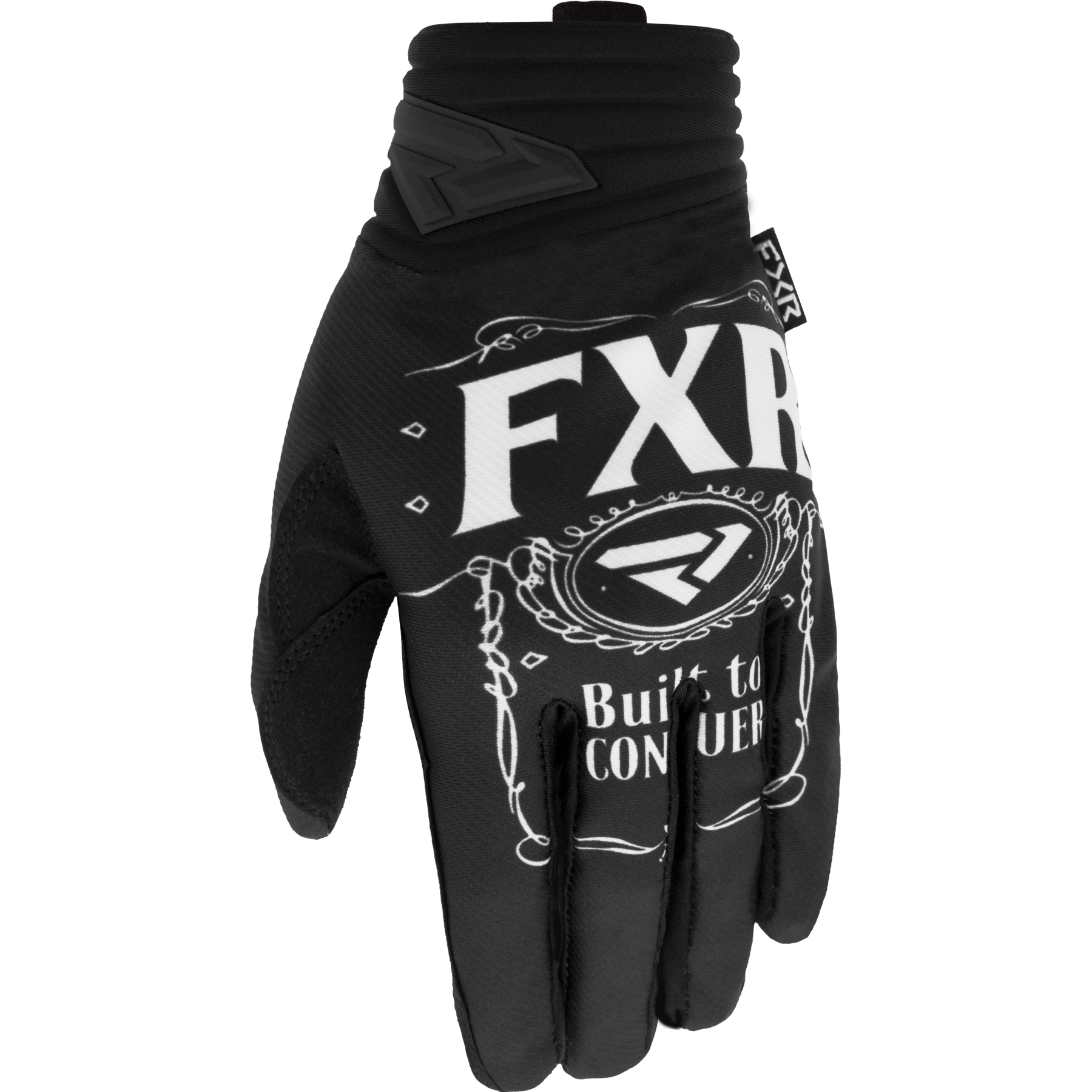 FXR Prime MX Glove Conquer Black/White