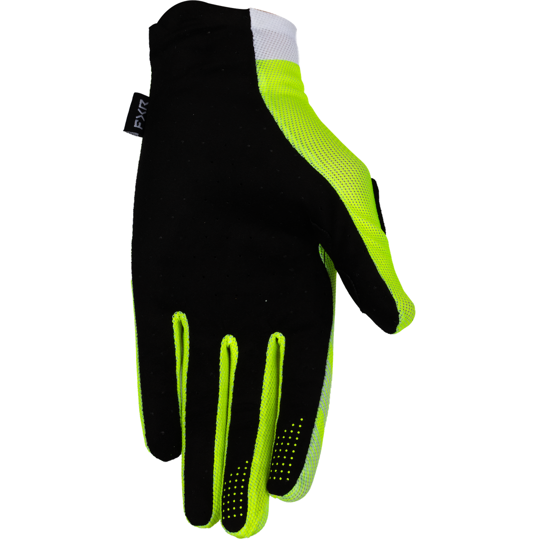FXR Pro-Fit Air MX Glove 2026 HiVis/White