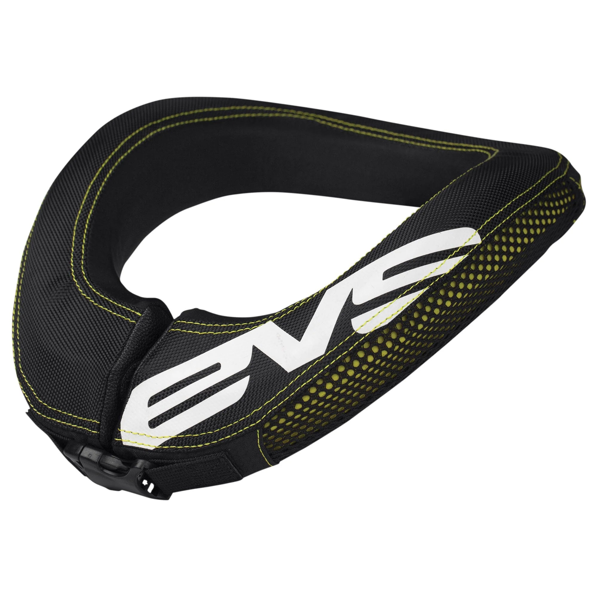 EVS R2 Neck Protector Adult Black/Hi-Viz Yellow