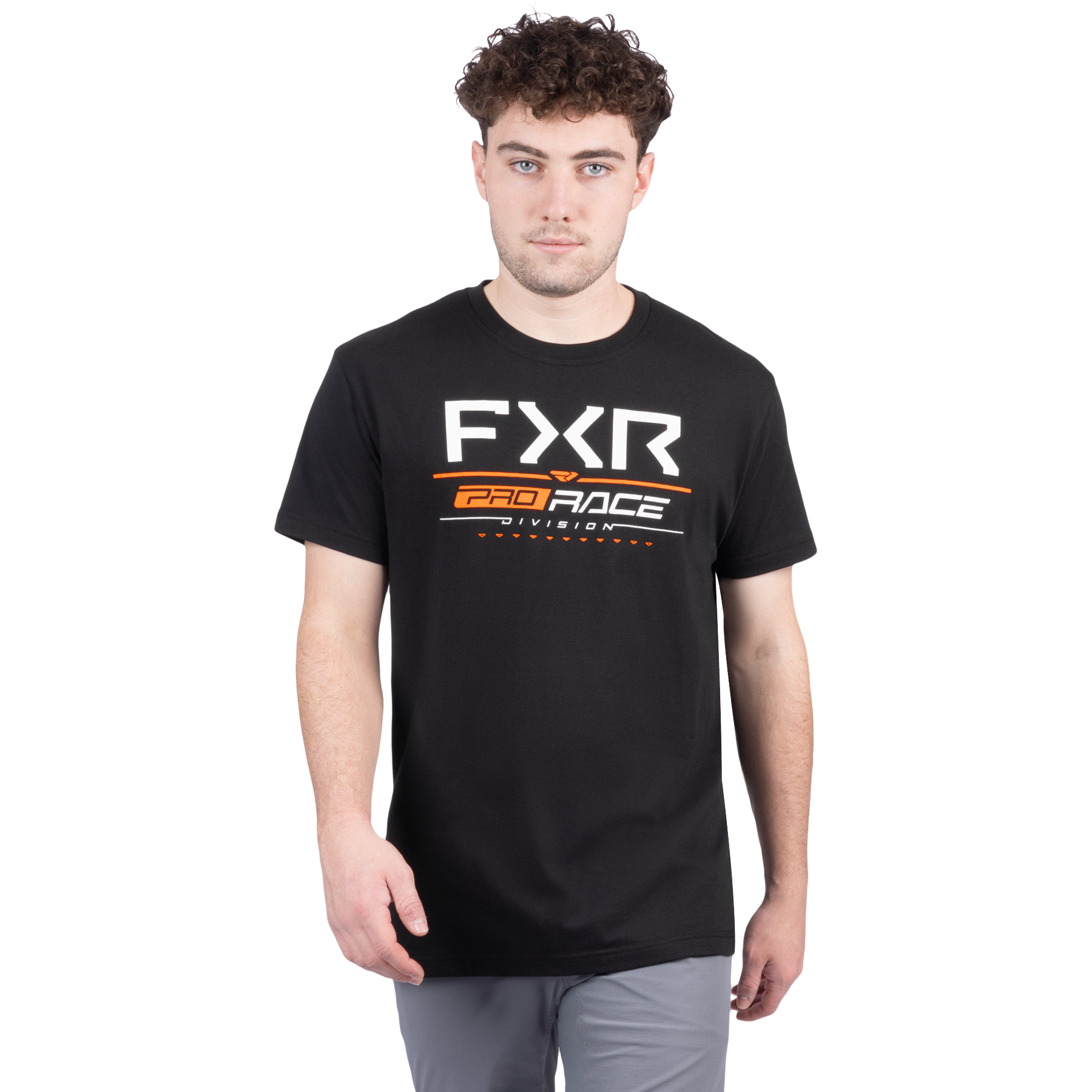 FXR Race Div Premium T-Shirt Black/Orange