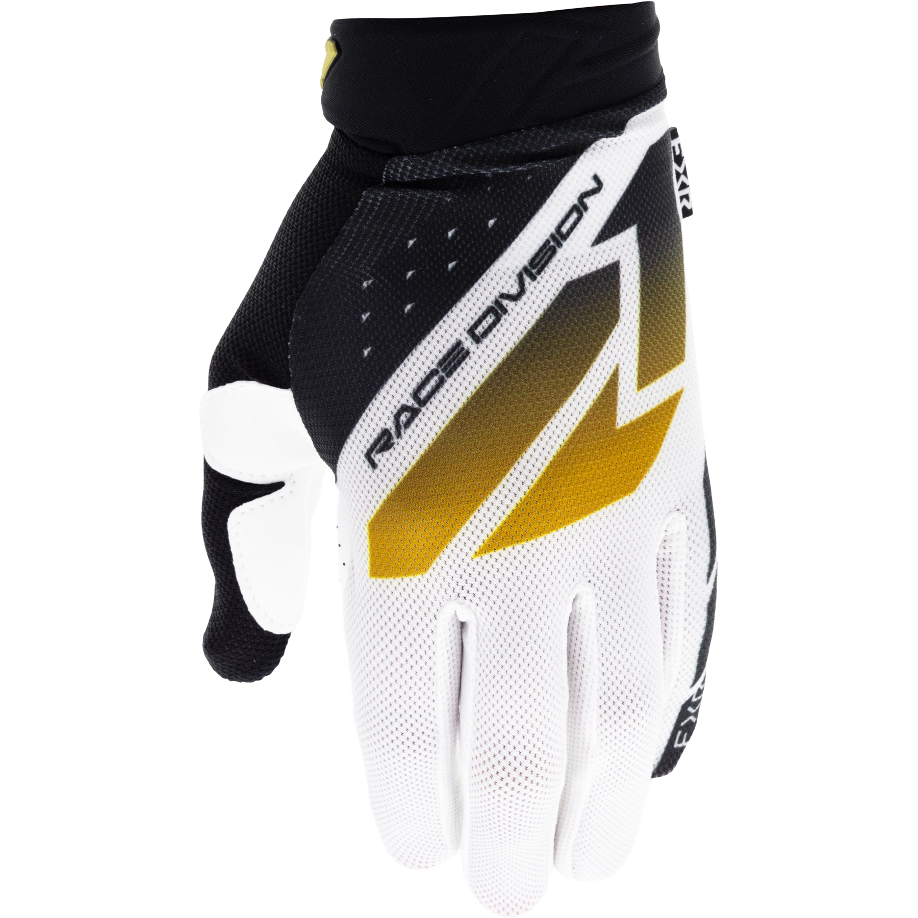 FXR Reflex AIR MX Glove 2025 White/Black/Gold