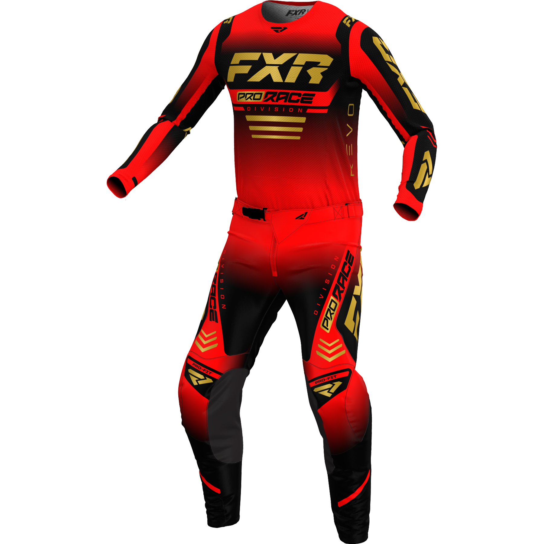 FXR Revo 2024 MX Kit Combo Crimson