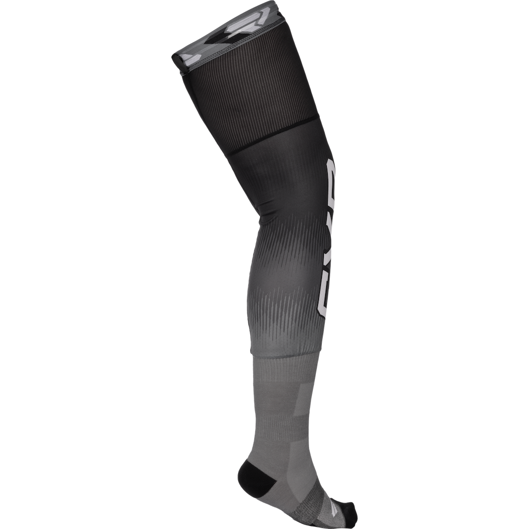 FXR Riding Knee Brace MX Socks 2026 Black/White