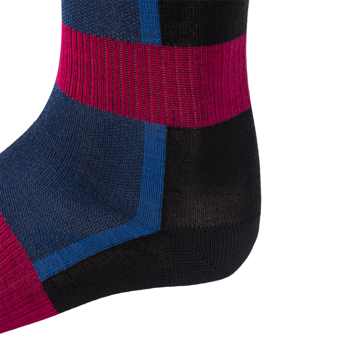 FXR Knee Brace Riding Sock 2027 Blue/Black/Razz