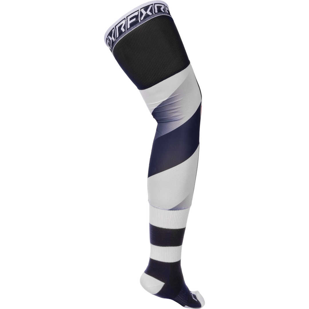 FXR Riding Knee Brace MX Socks 2026 Midnight/White