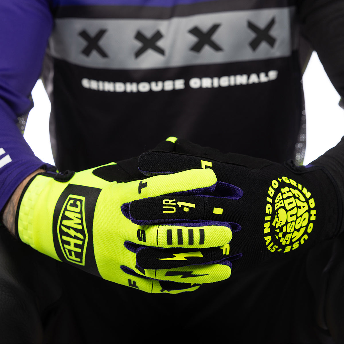Fasthouse Speed Style Atomic MX Glove - High Viz/Black