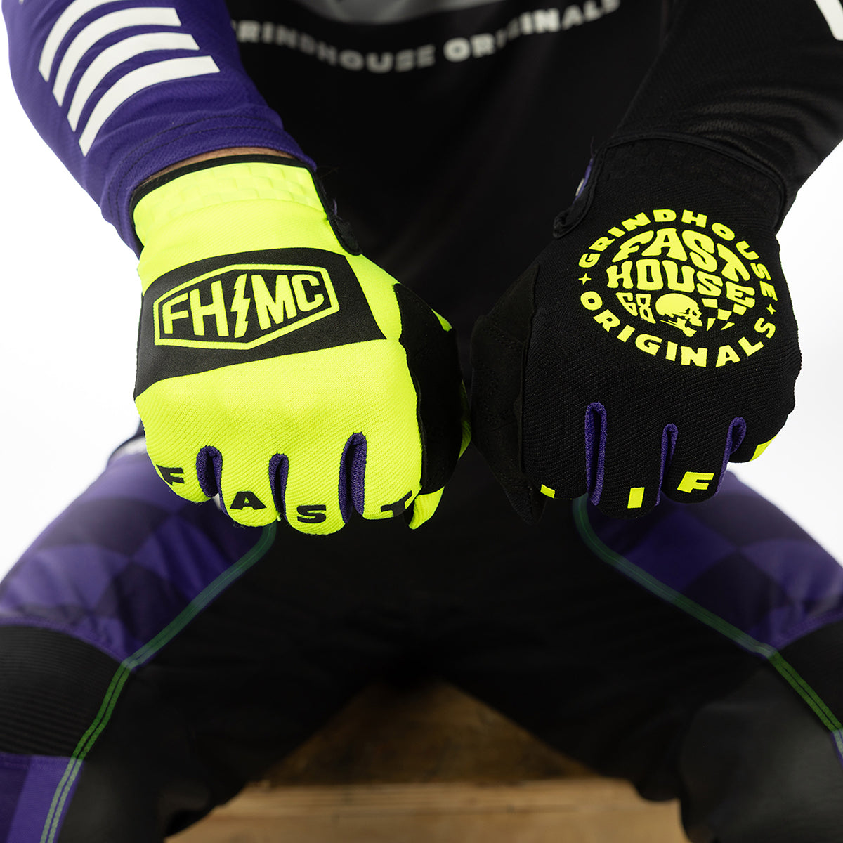 Fasthouse Speed Style Atomic MX Glove - High Viz/Black