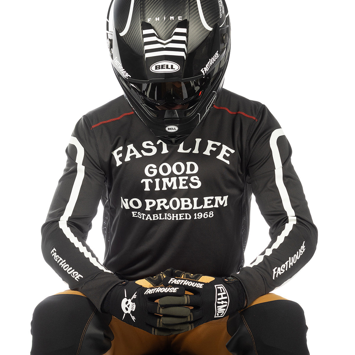 Fasthouse Sanguaro De Nada MX Jersey - Vintage Black
