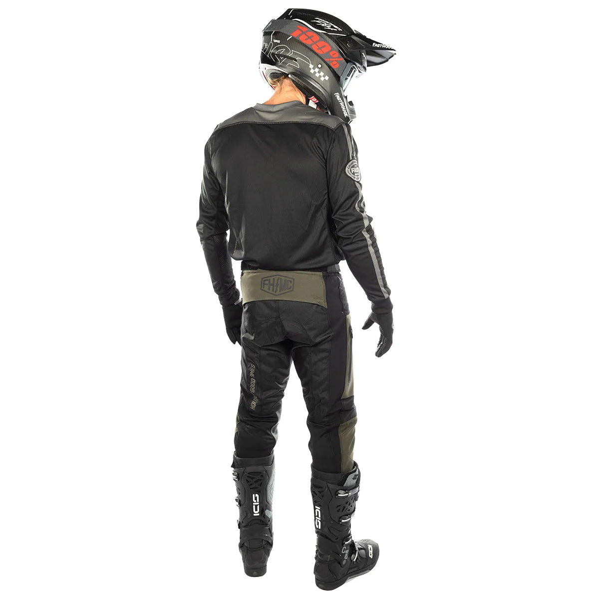 Fasthouse Sanguaro Petrol LS MX Jersey - Black/Gray