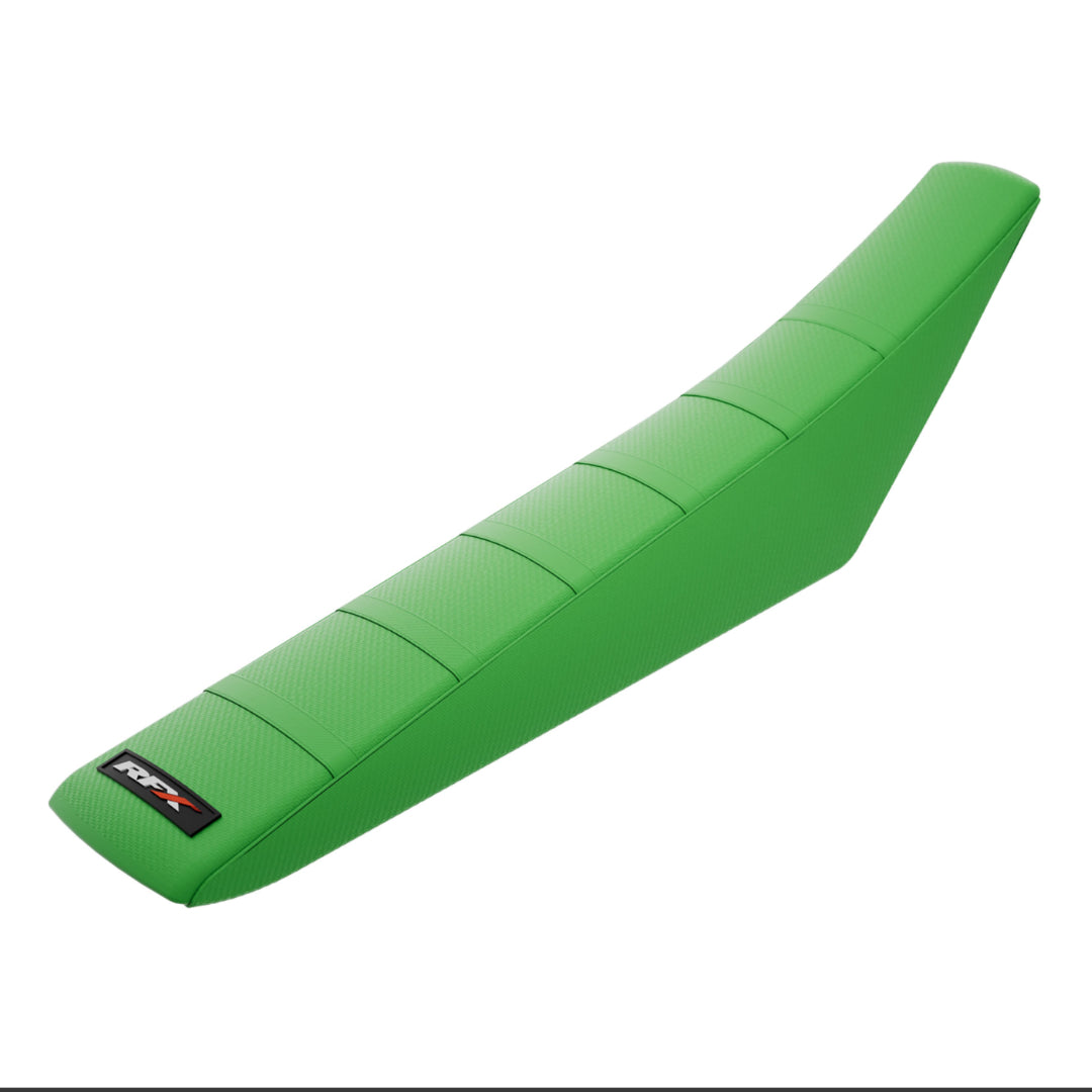 RFX Pro Ribbed Seat Cover Kawasaki KX85 14-24 Green/Green/Green
