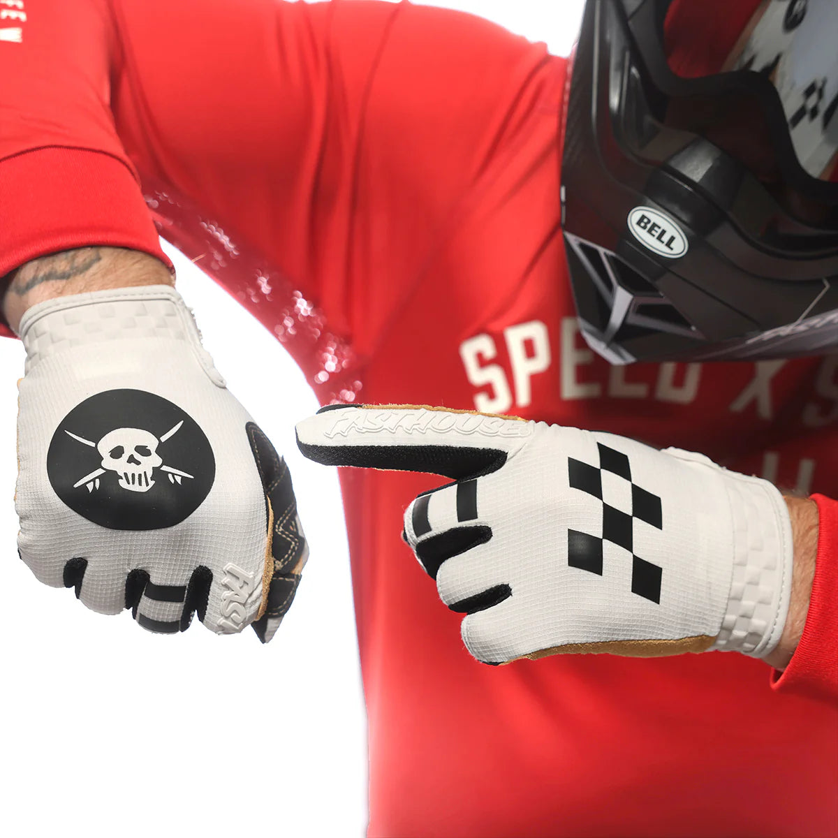 Fasthouse Speed Style Baja MX Glove White Sand