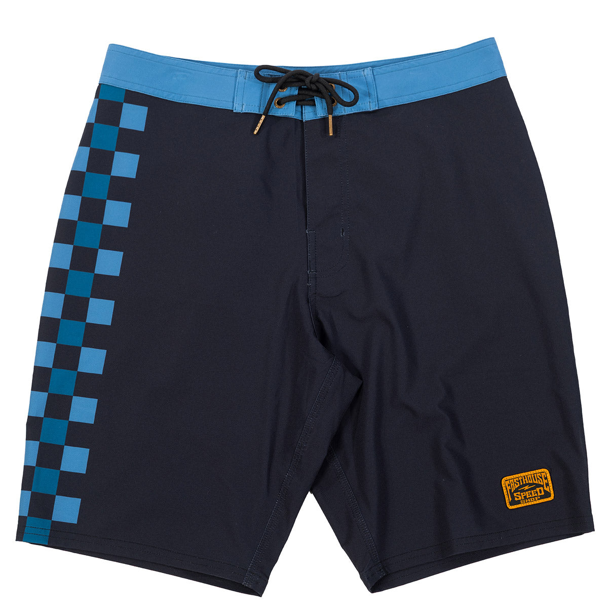 Fasthouse Staycation 21" Board Shorts - Black/Denim