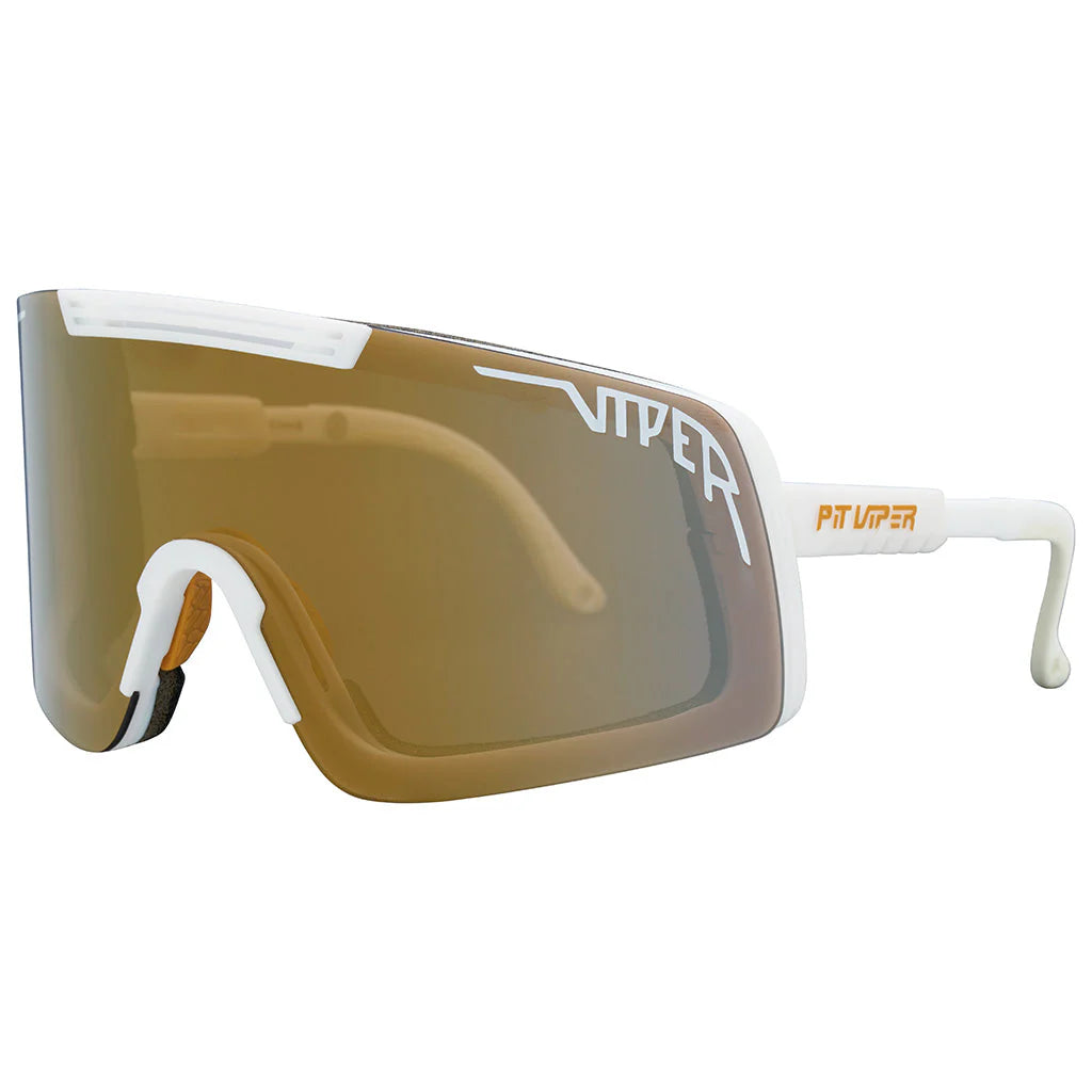 Pit Viper The Miami Nights Synthesizer Sunglasses - Gold Mirror Lens