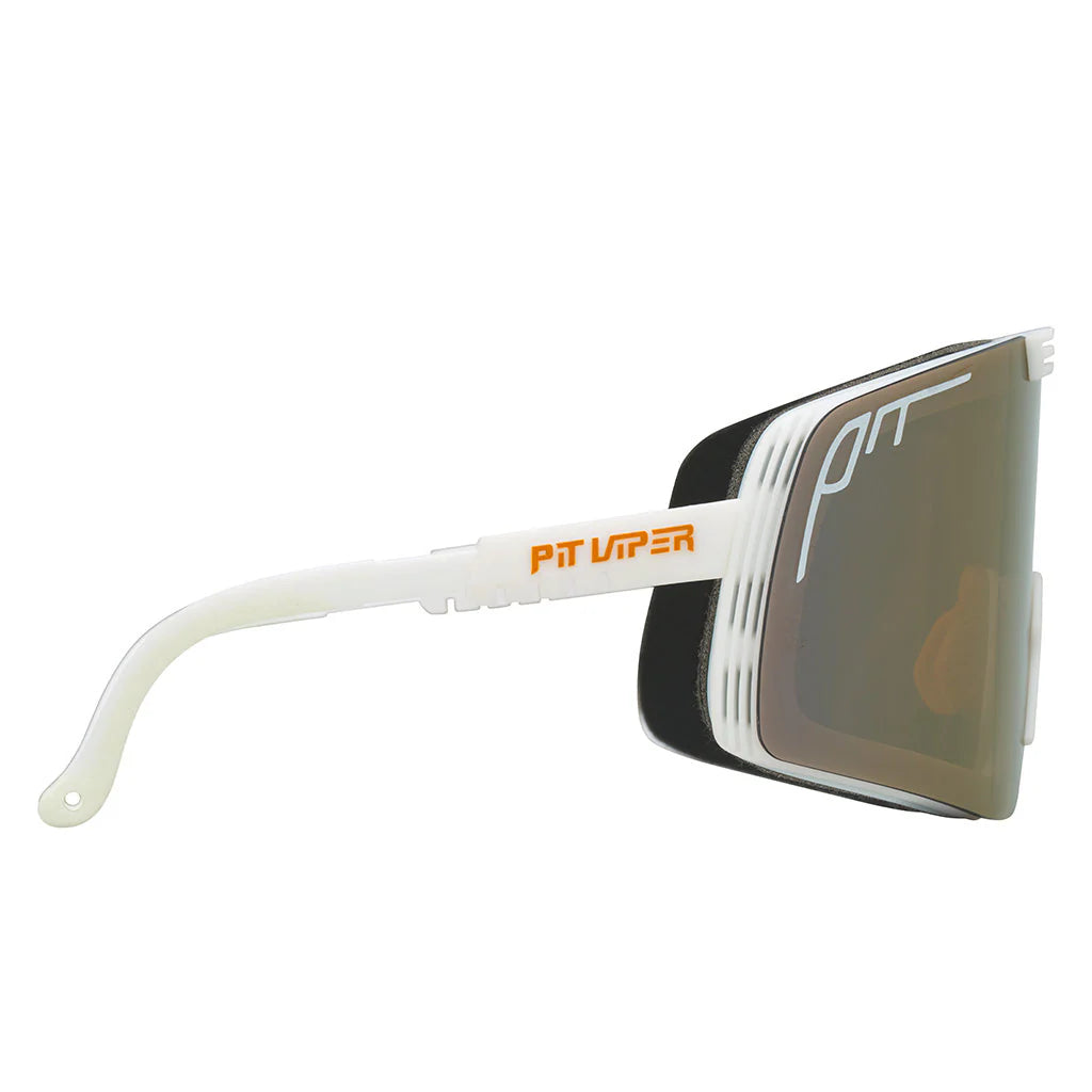 Pit Viper The Miami Nights Synthesizer Sunglasses - Gold Mirror Lens