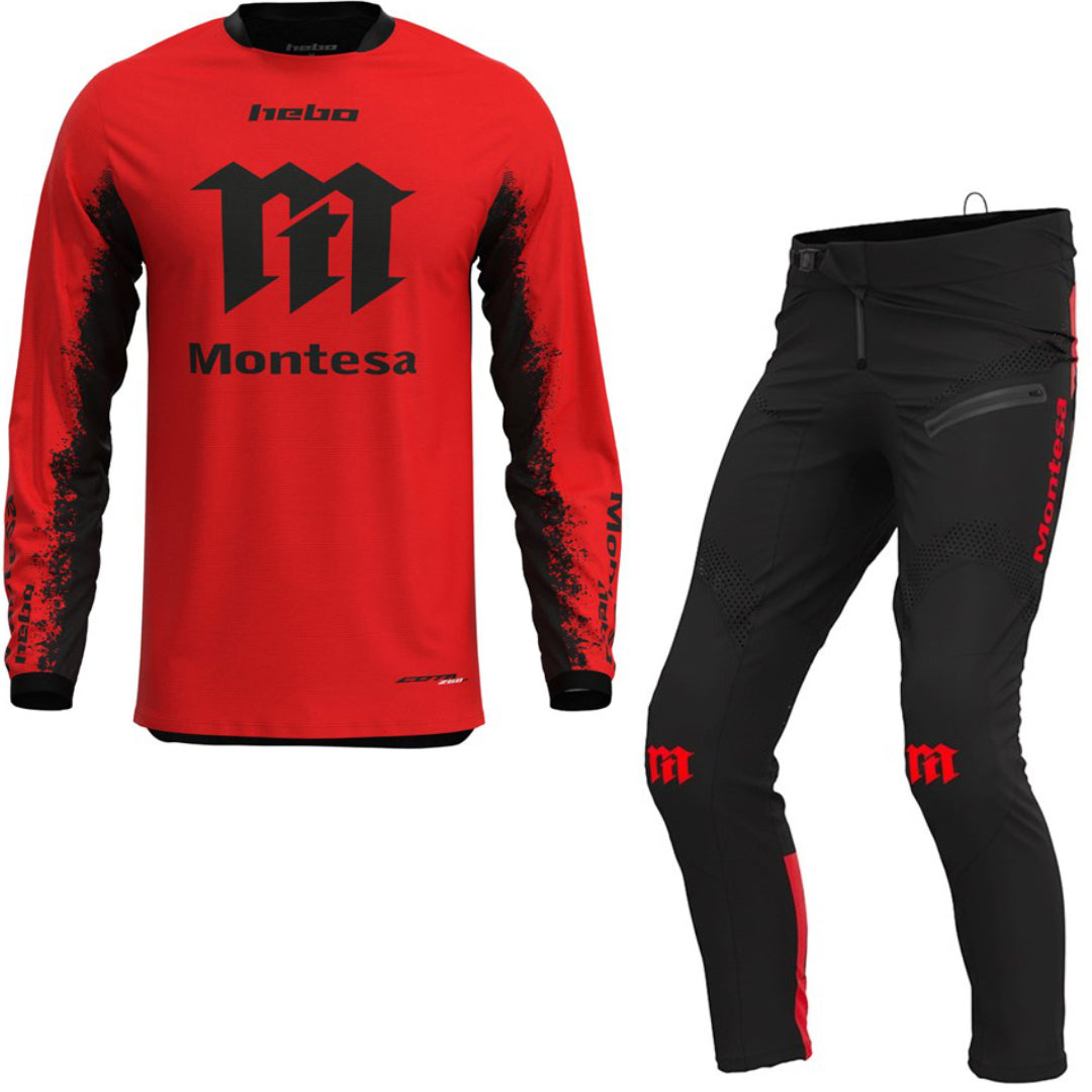 Hebo Tech 26 Montesa Trials Kit Combo Red