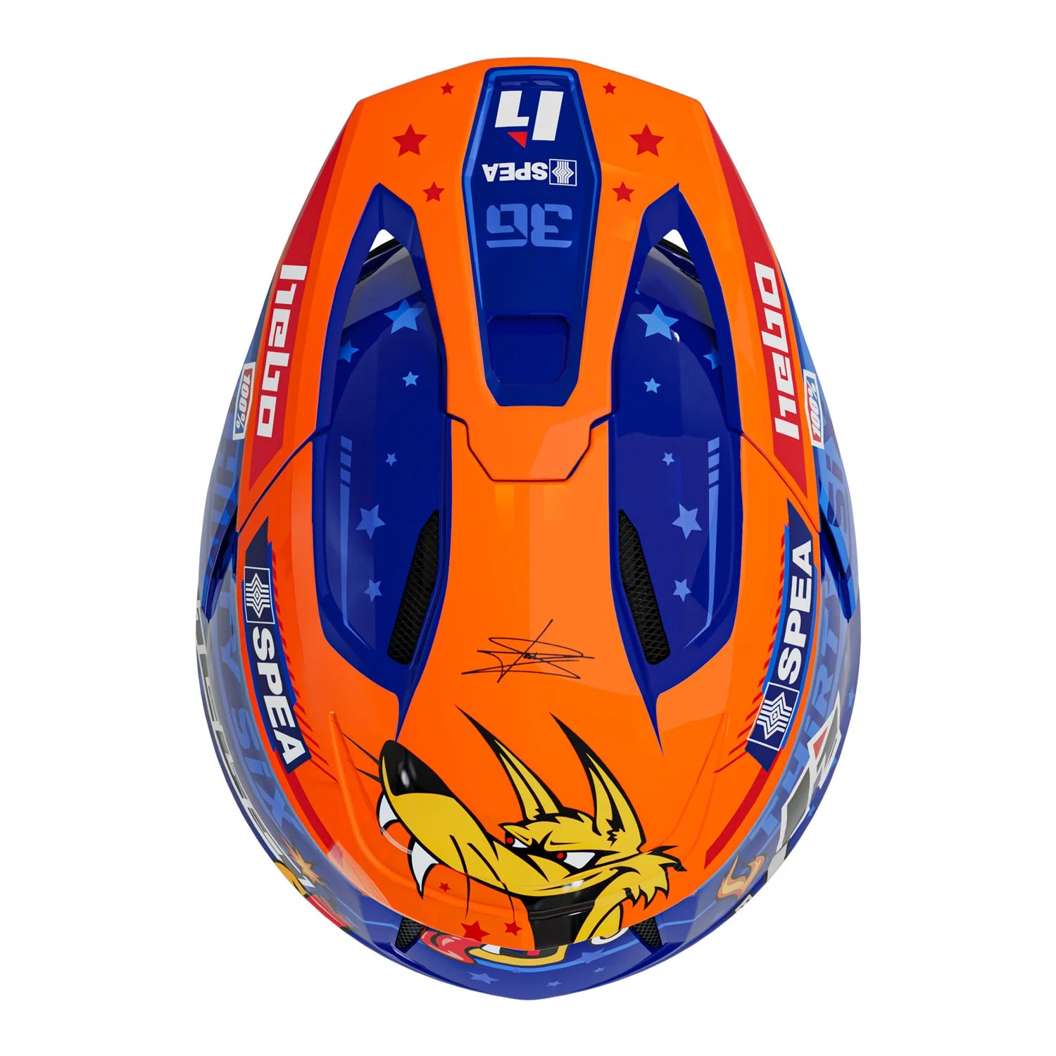 Hebo Trials Helmet Zone Pro Toni Bou Blue