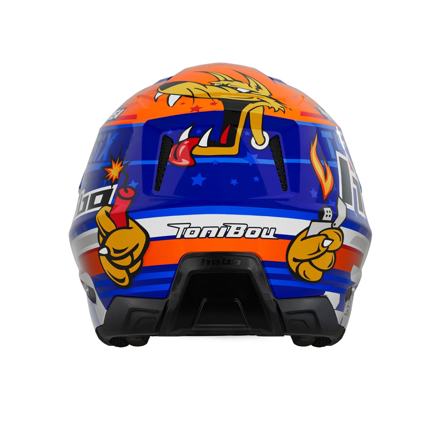Hebo Trials Helmet Zone Pro Toni Bou Blue