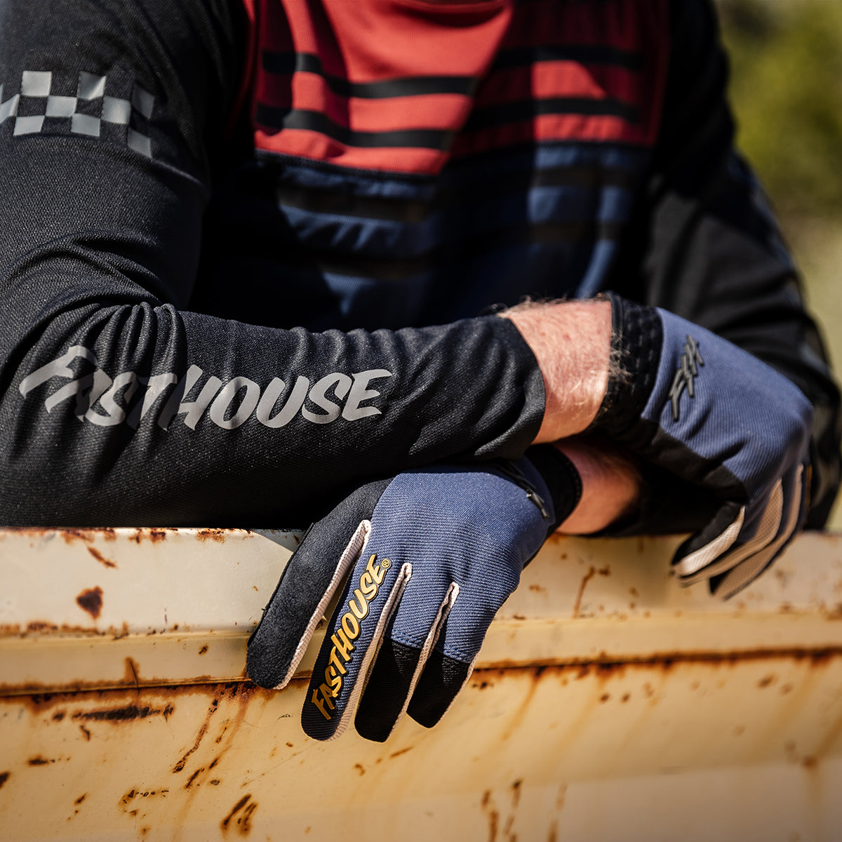 Fasthouse Ridgeline Ronin MTB Glove - Midnight Navy