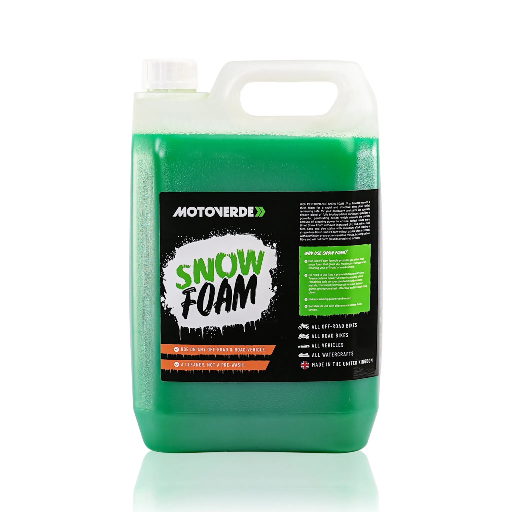 MotoVerde Snow Foam Concentrated 5Ltr