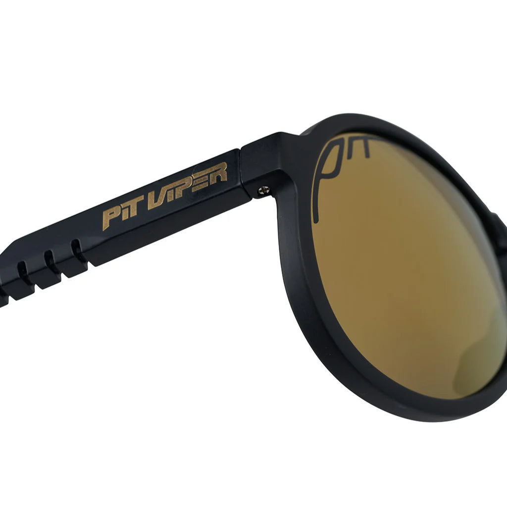 Pit Viper The Exec Jethawk Sunglasses - HDPV Polarized Gold Lens