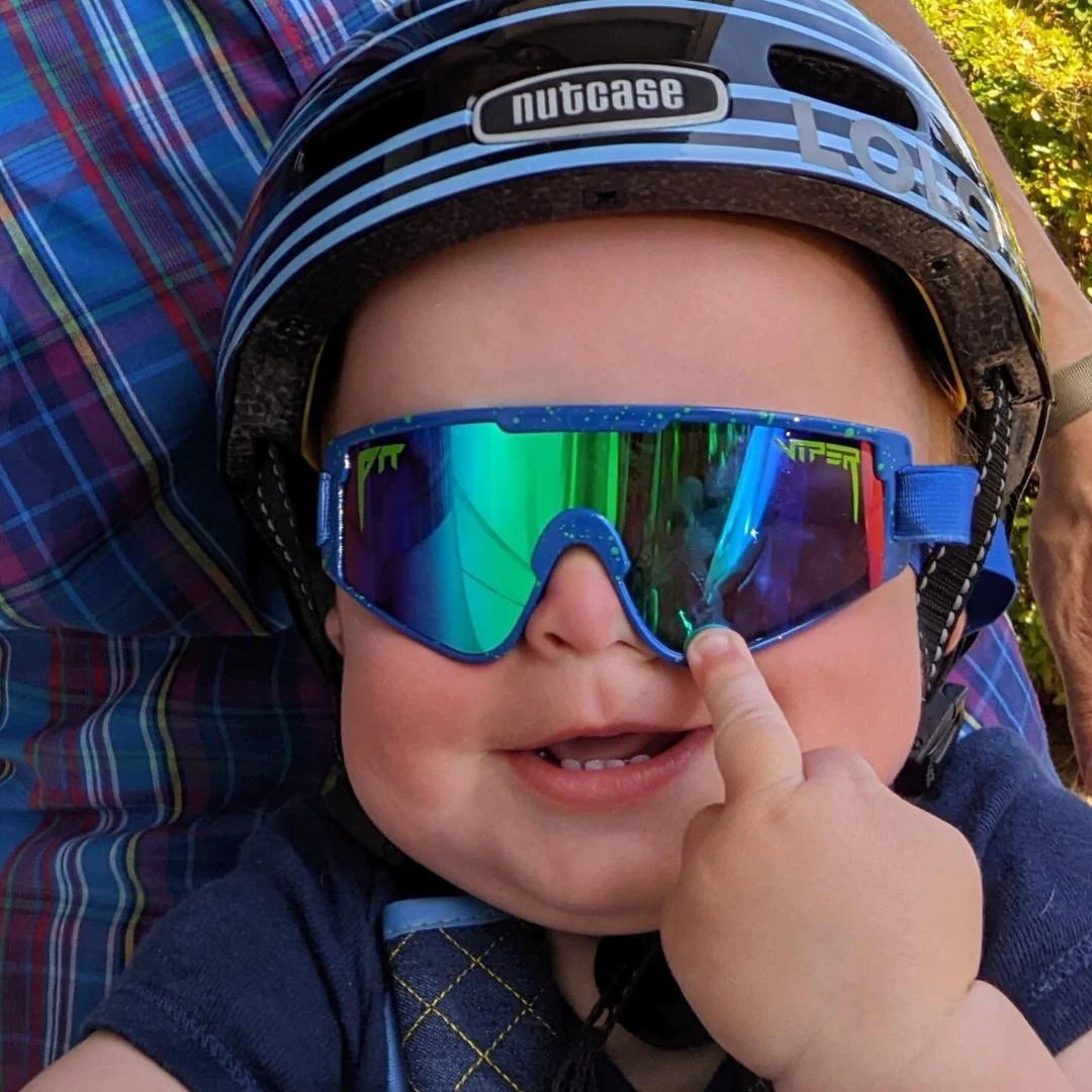 Pit Viper The Leonardo Baby Vipes Sunglasses - Blue Lens