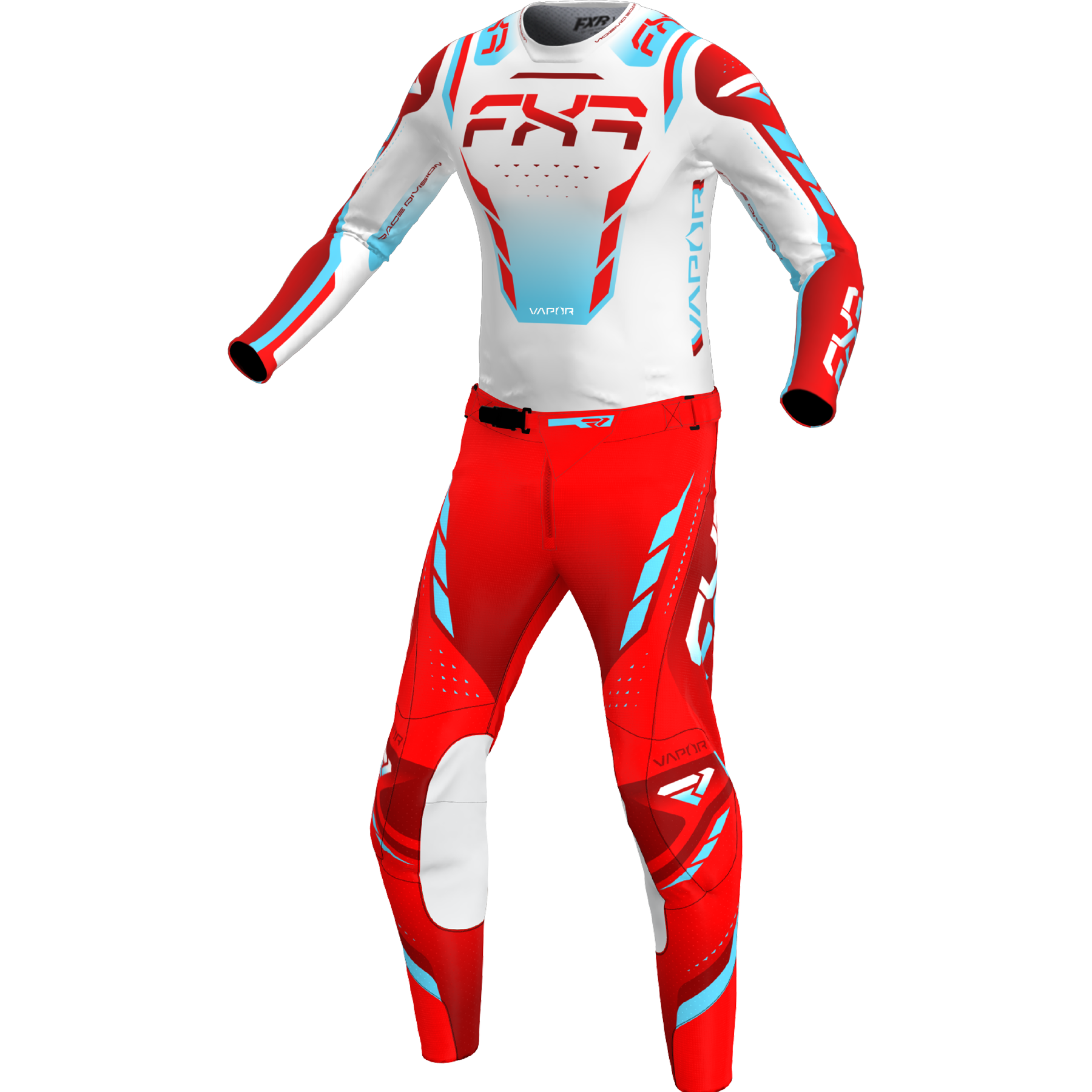 FXR YOUTH Vapor Air 2025.5 MX Kit Combo Scorch/White