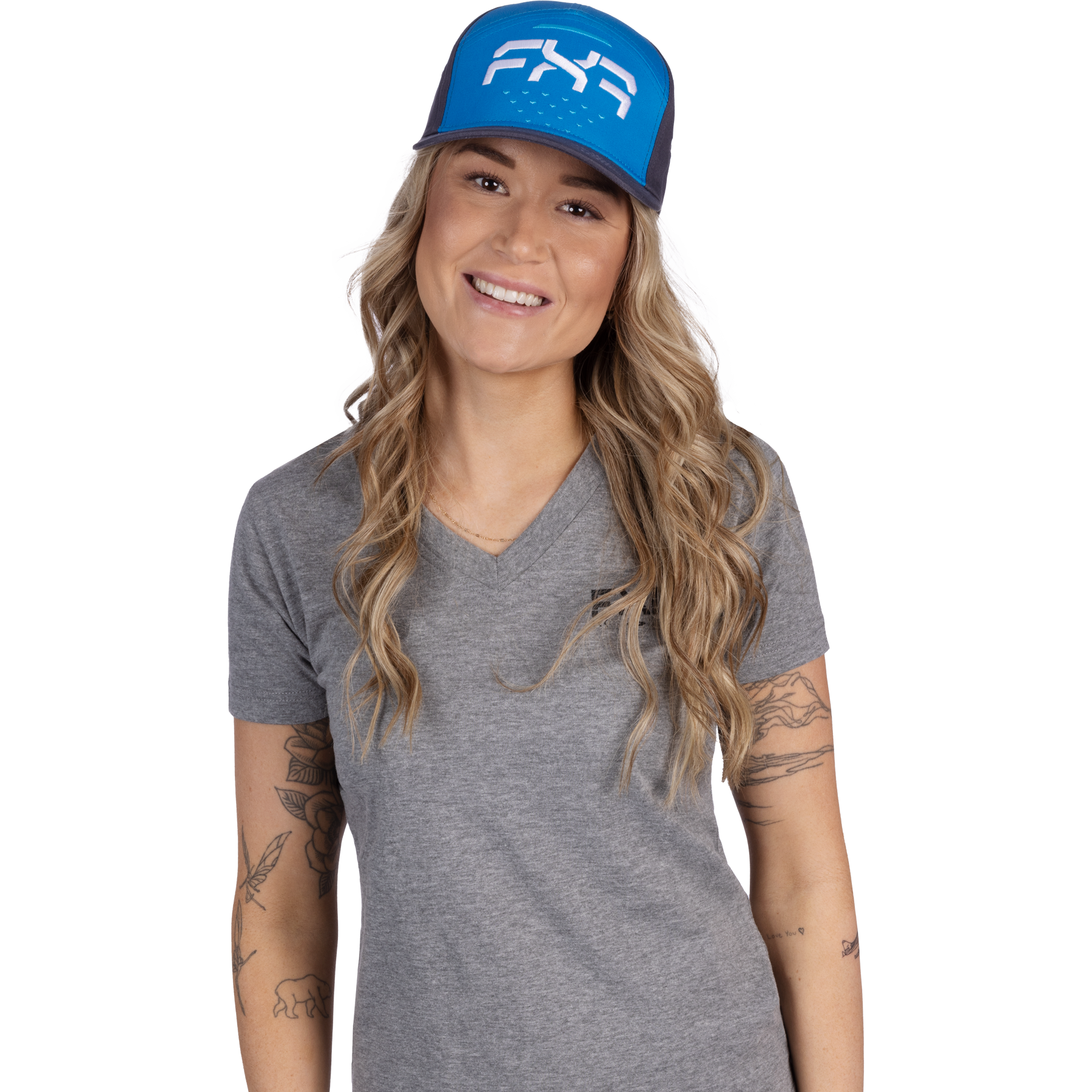 FXR Vapor Hat Asphalt/Blue